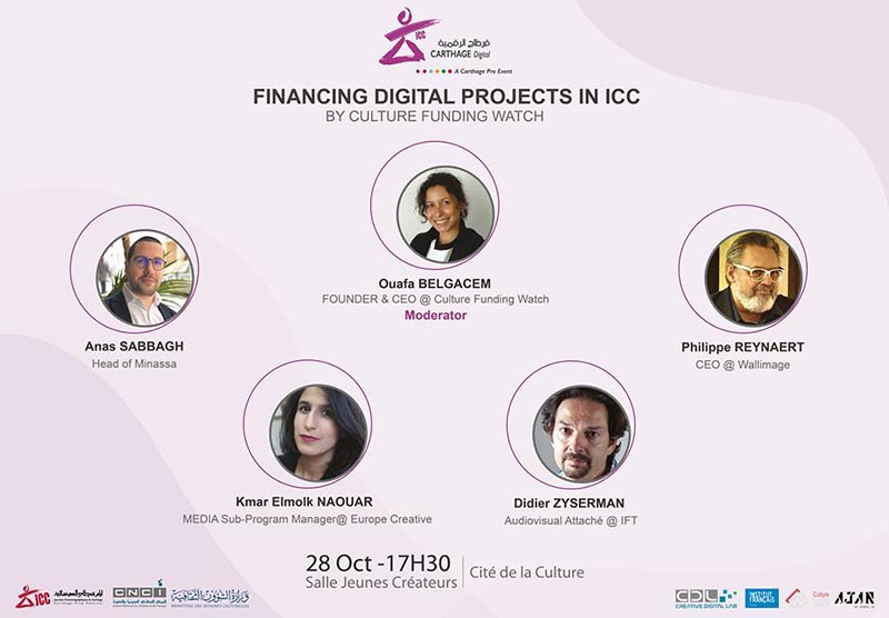 PANEL 4 - FINANCING DIGITAL PROJECTS IN ICC - By Culture Funding Watch